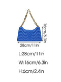Women's PU Leather Shoulder Bag Rhombus Tote Top handle bags