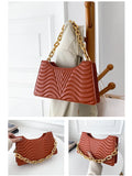 Women's PU Leather Shoulder Bag Rhombus Tote Top handle bags
