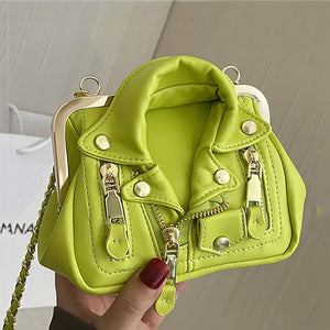 Women's Leather Rivet Crossbody Bag Lady Shoulder Handbag