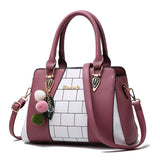 Spring All-match Contrast Shoulder Messenger Bag