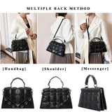 Women's Flap Shoulder Bag Pu Leather Crossbody Purse Classic Female Handbag