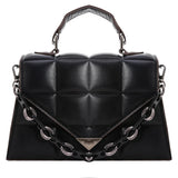 Women's Flap Shoulder Bag Pu Leather Crossbody Purse Classic Female Handbag