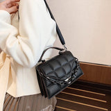 Women's Flap Shoulder Bag Pu Leather Crossbody Purse Classic Female Handbag