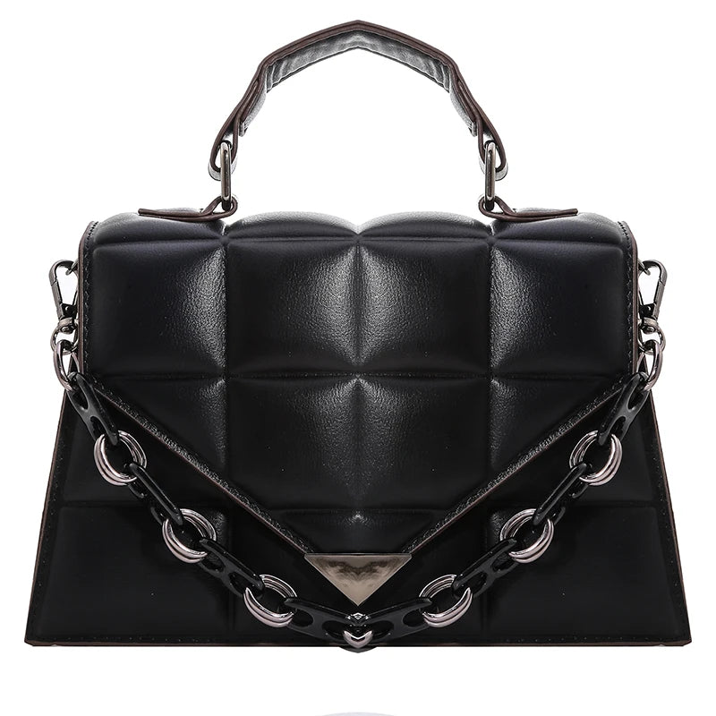 Women's Flap Shoulder Bag Pu Leather Crossbody Purse Classic Female Handbag