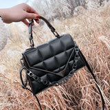 Women's Flap Shoulder Bag Pu Leather Crossbody Purse Classic Female Handbag