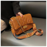Women's Small Square Shoulder Bag High PU Material Purse
