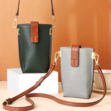 Women's Leather Shoulder Bag Soft Crossbody Phone Bag