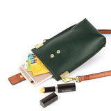 Women's Leather Shoulder Bag Soft Crossbody Phone Bag