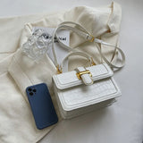 Women's Crossbody Bag Small Square Versatile Style Solid Color