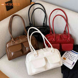 Women's Hobo Bag Patent Leather Underarm Tote Bag Purses
