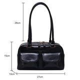 Women's Hobo Bag Patent Leather Underarm Tote Bag Purses