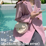 Heart Shoulder Bag Bead Chain Crossbody Purse Clutch Tote Handbags