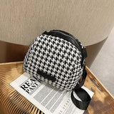 Women's One-shoulder PU Leather Messenger Handbag