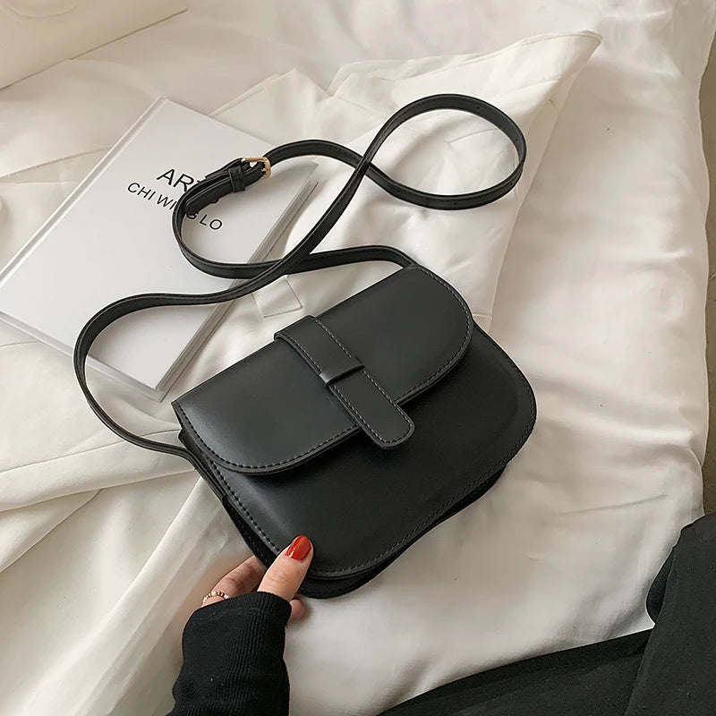 Women's Pu Shoulder Bag Solid All-match Messenger Bags Ladies Handbags