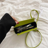 Women's Small Crossbody Bag Purses and Handbags Lingge PU Leather Shoulder Bags
