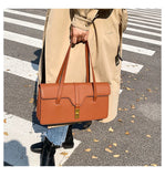 Winter Large Shoulder Bag PU Leather Women's Handbag