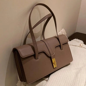 Winter Large Shoulder Bag PU Leather Women's Handbag