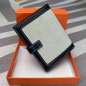 Carbon Fiber Cardholder Wallet Women's Leather Ultra-Thin Purse