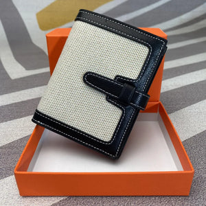 Carbon Fiber Cardholder Wallet Women's Leather Ultra-Thin Purse