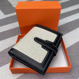 Carbon Fiber Cardholder Wallet Women's Leather Ultra-Thin Purse