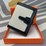 Carbon Fiber Cardholder Wallet Women's Leather Ultra-Thin Purse