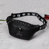 Men's Rock Skull Waist Bag Rivet Belt Fanny Pack