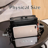 Square Shoulder Bag Mini Soft Travel Luggage Women Unisex Chain Small Handbag