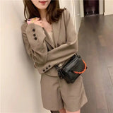 Square Shoulder Bag Mini Soft Travel Luggage Women Unisex Chain Small Handbag