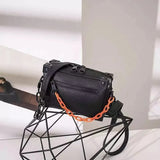 Square Shoulder Bag Mini Soft Travel Luggage Women Unisex Chain Small Handbag
