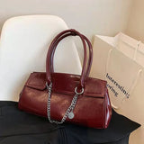 Soft Leather Shoulder Messenger Handbag