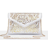 Vintage PU Leather Clutch Bags Women Messenger Bags
