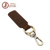 Leather Key Wallet Car Keychain Holder Gift Key Rings