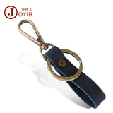 Leather Key Wallet Car Keychain Holder Gift Key Rings
