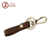 Leather Key Wallet Car Keychain Holder Gift Key Rings