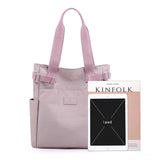 Nylon Diamond Waterproof Messenger Bag with Rhombus Decoration