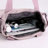 Nylon Diamond Waterproof Messenger Bag with Rhombus Decoration