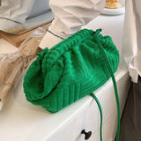 Chain Shoulder Bag Women Portable Bucket Bag Messenger Bag
