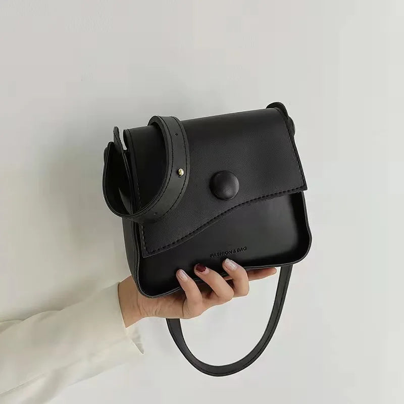 Retro Female Bag Texture Casual Western Shoulder Messenger Small Square Bag