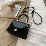 Frosted Texture Retro Handbag Single Shoulder Messenger Bag