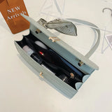 Crocodile Single Shoulder Bag PU Leather Handbag
