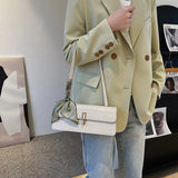 Crocodile Single Shoulder Bag PU Leather Handbag