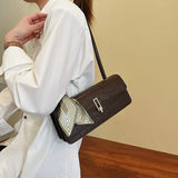 Crocodile Single Shoulder Bag PU Leather Handbag