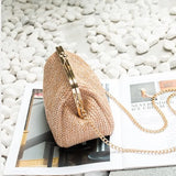 Luxy Moon Straw Clutch Tote Vintage Women Evening Bag