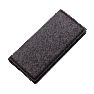 Lychee Pattern Long Wallet Large Capacity Multi-functional Money Pouch