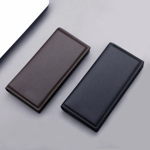 Lychee Pattern Long Wallet Large Capacity Multi-functional Money Pouch