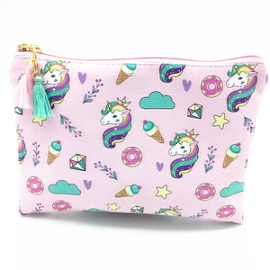 Cartoon Women Cloth Bag Mermaid Unicorn Hand Bag Student Girl