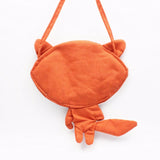 Child Messenger Bag Fox Shape Satchel Small Capacity Cotton Bag