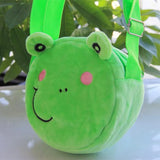 Animal Cat Panda Frog Zipper Small Child Messenger Bag for Children Women