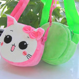 Animal Cat Panda Frog Zipper Small Child Messenger Bag for Children Women