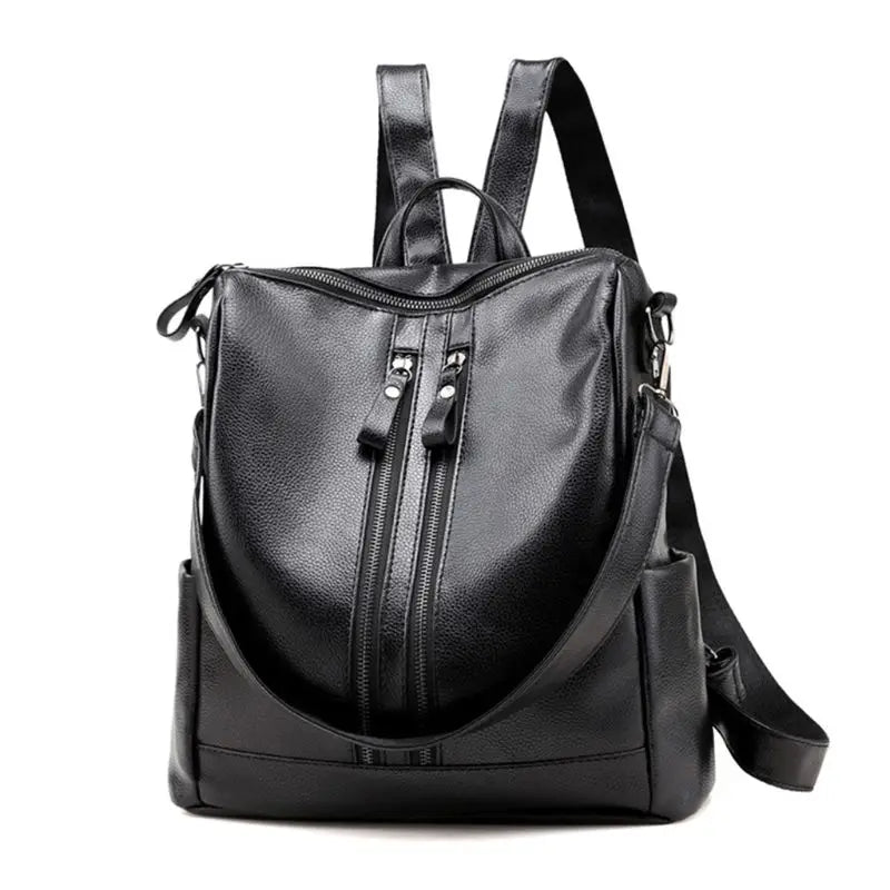 Women Anti-theft Leather Backpack Shoulder Bag